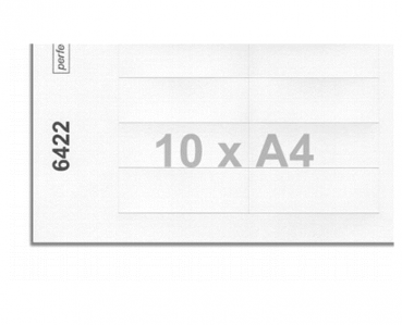 Druckbögen für Namensschild polar® 20
